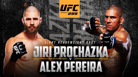 ufc 295: jiri prochazka v alex pereira